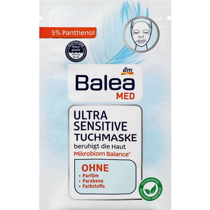 Balea Med, Ultra Sensitive Tuchmaske, ca. 1,50 Euro